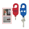 Spring Clip Tape Measure W/Key Chain